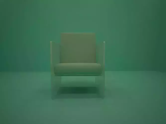 optical illusion armchair Free 3D print model