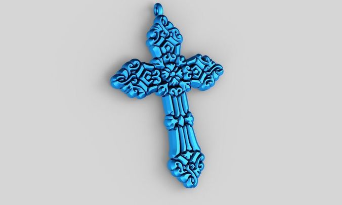 Cross Pendant 3D print model