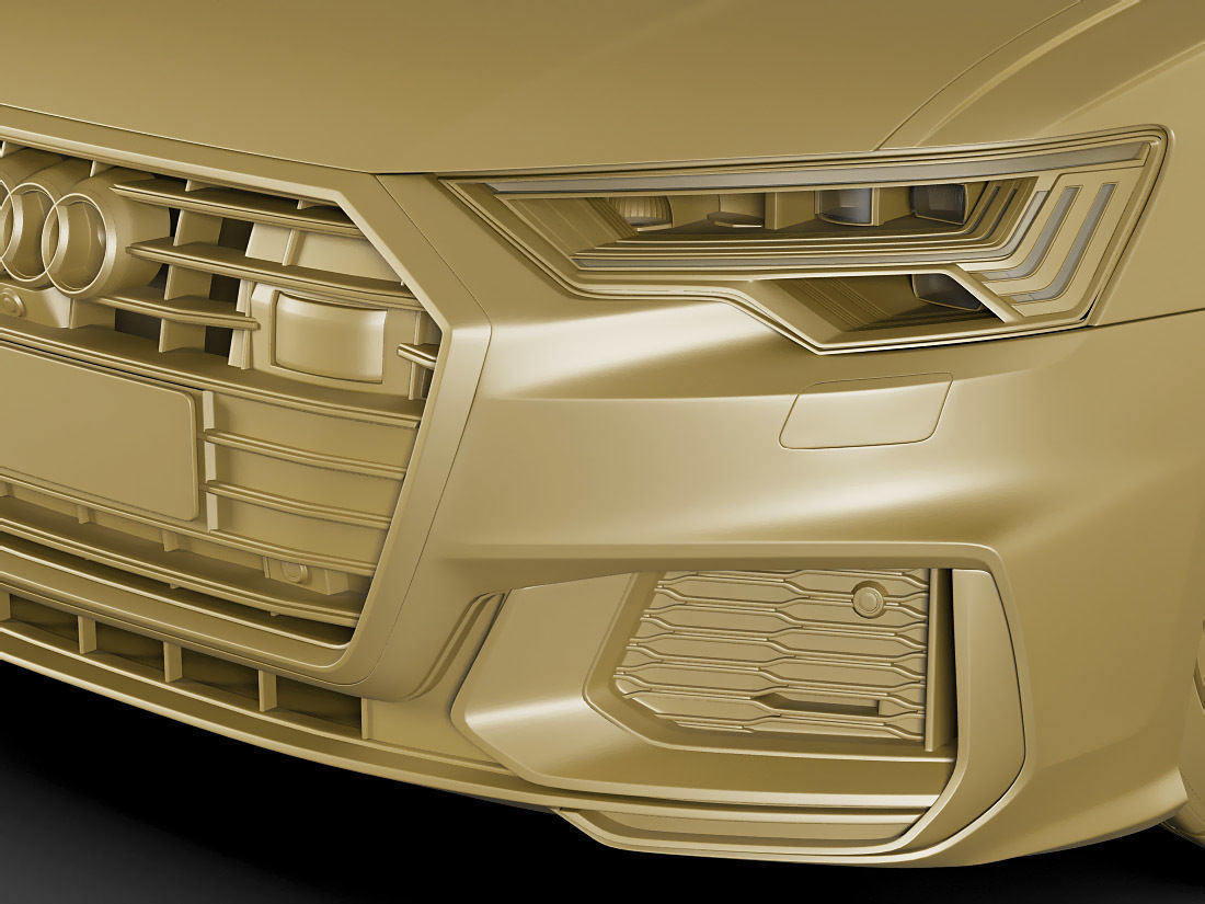 Audi A6 2019 s-line 3D model_17