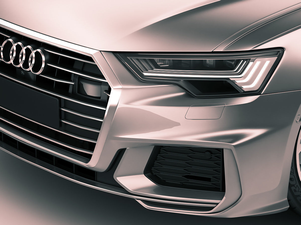 Audi A6 2019 s-line 3D model_3