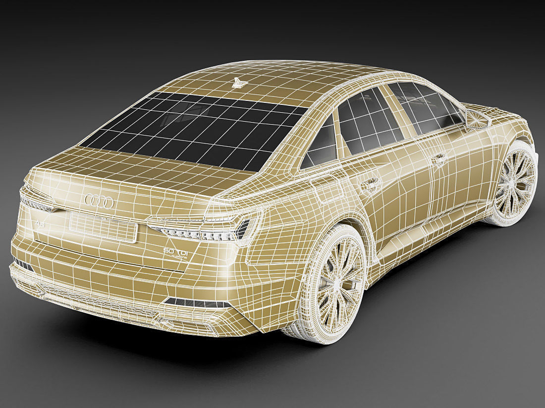 Audi A6 2019 s-line 3D model_19
