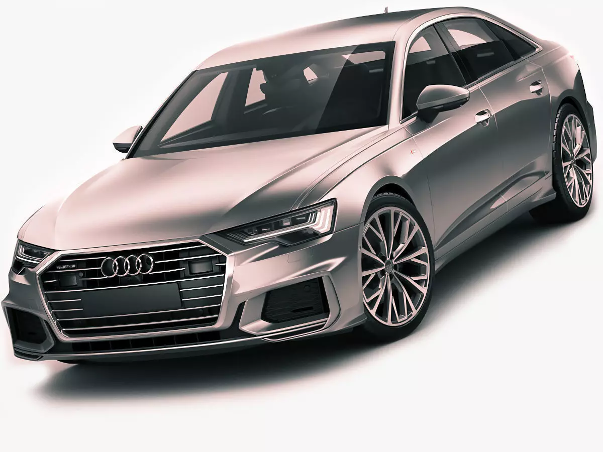 Audi A6 2019 s-line 3D model_0