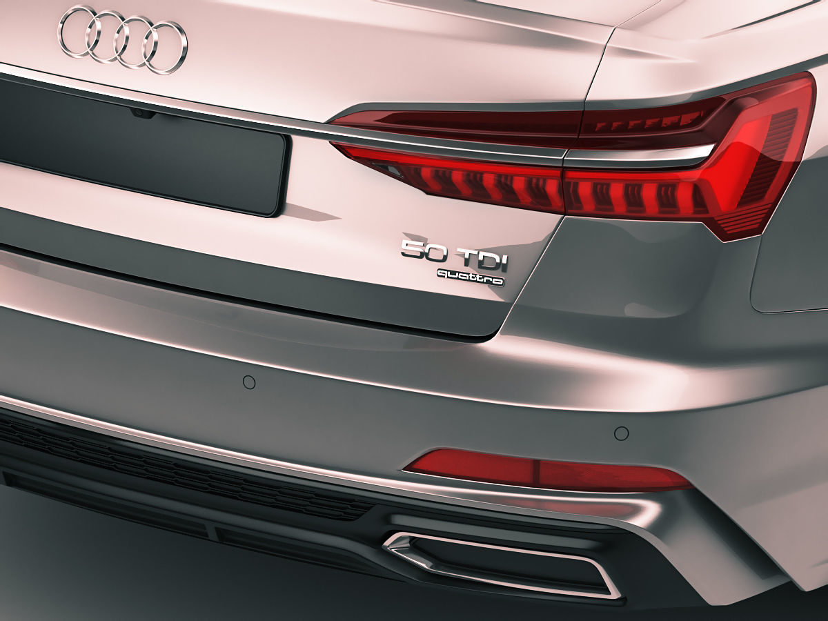 Audi A6 2019 s-line 3D model_4