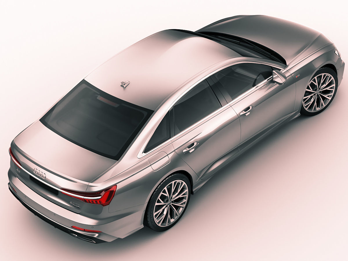 Audi A6 2019 s-line 3D model_6