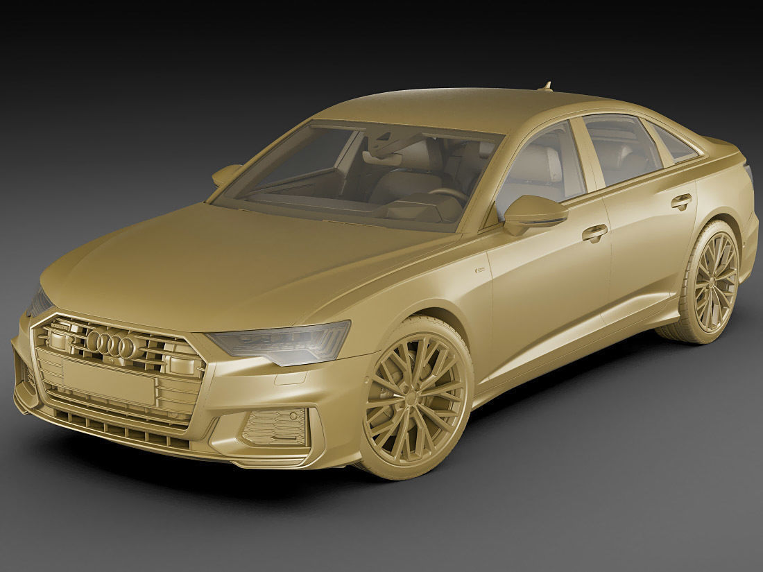 Audi A6 2019 s-line 3D model_15