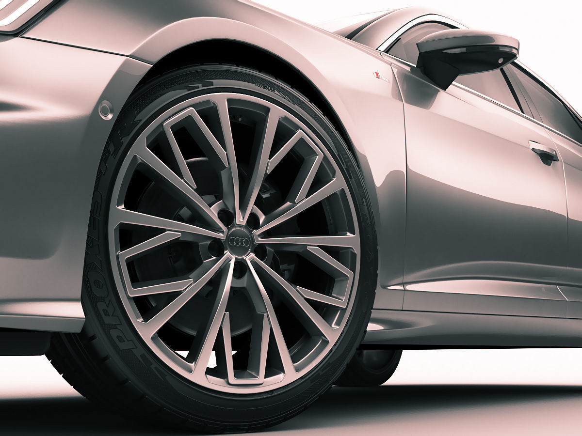 Audi A6 2019 s-line 3D model_9
