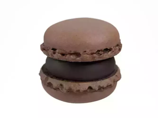 Photorealistic Macaron 3D Scan 1