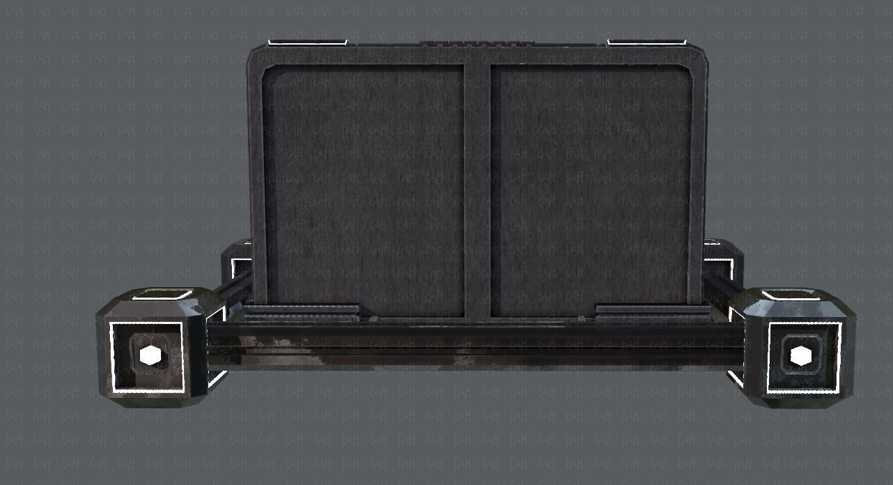 Sci-fi cartoon Model Low-poly 3D model_11