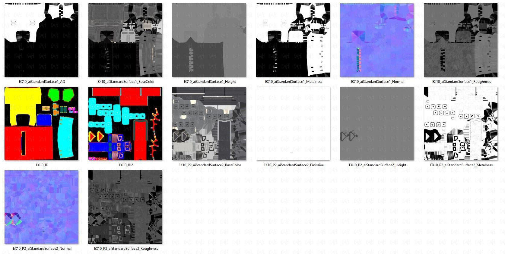 Sci-fi cartoon Model Low-poly 3D model_23