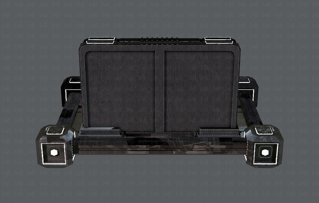 Sci-fi cartoon Model Low-poly 3D model_28