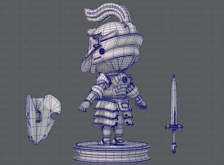  Armor Character 3D model_14