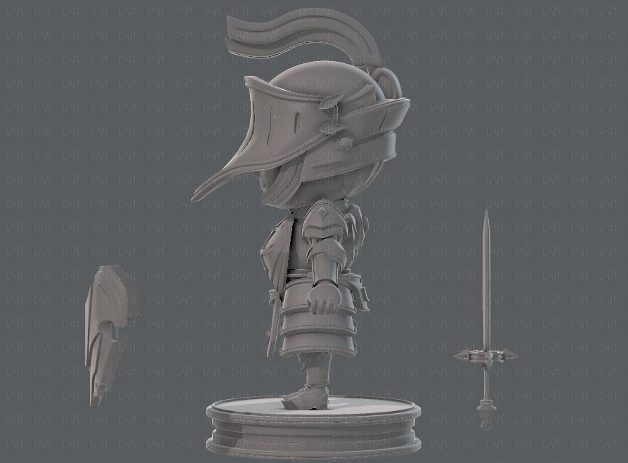  Armor Character 3D model_7