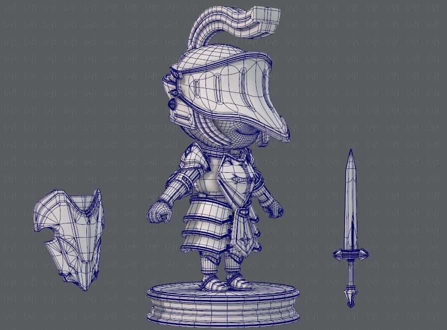  Armor Character 3D model_10