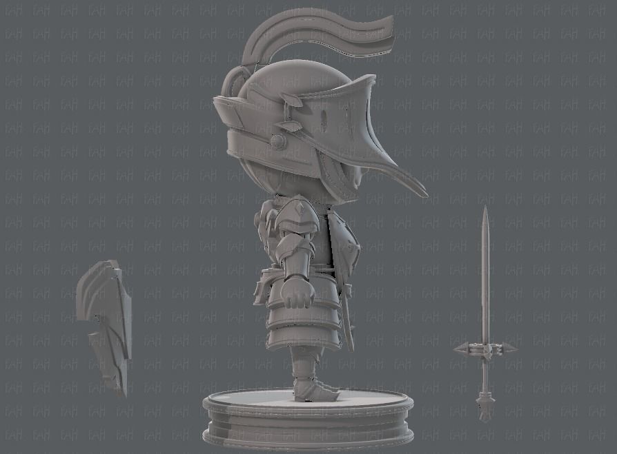  Armor Character 3D model_3