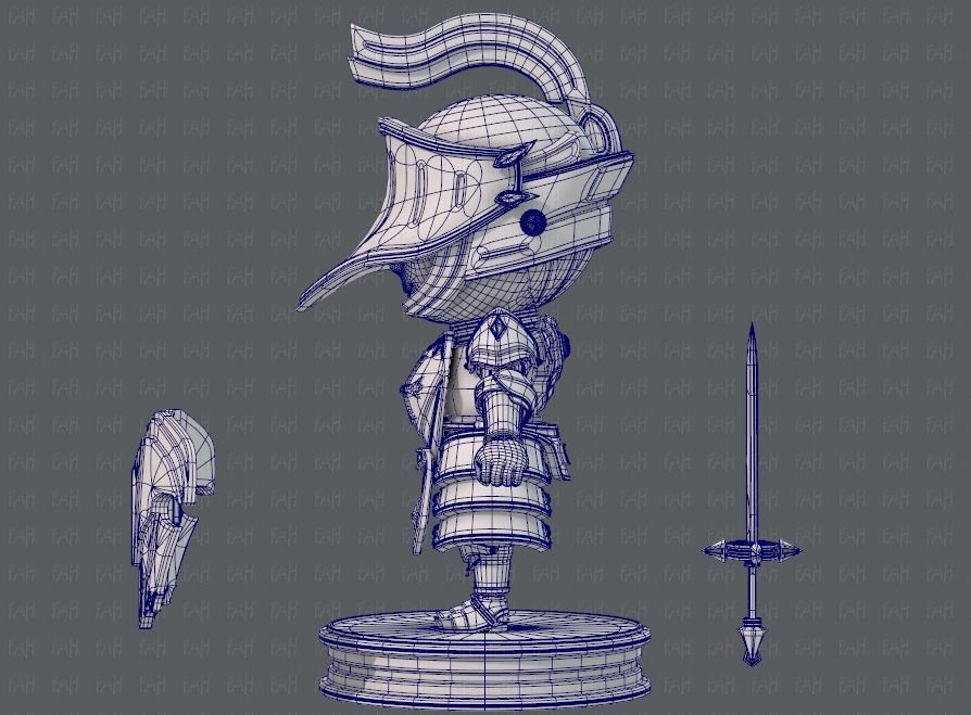  Armor Character 3D model_15