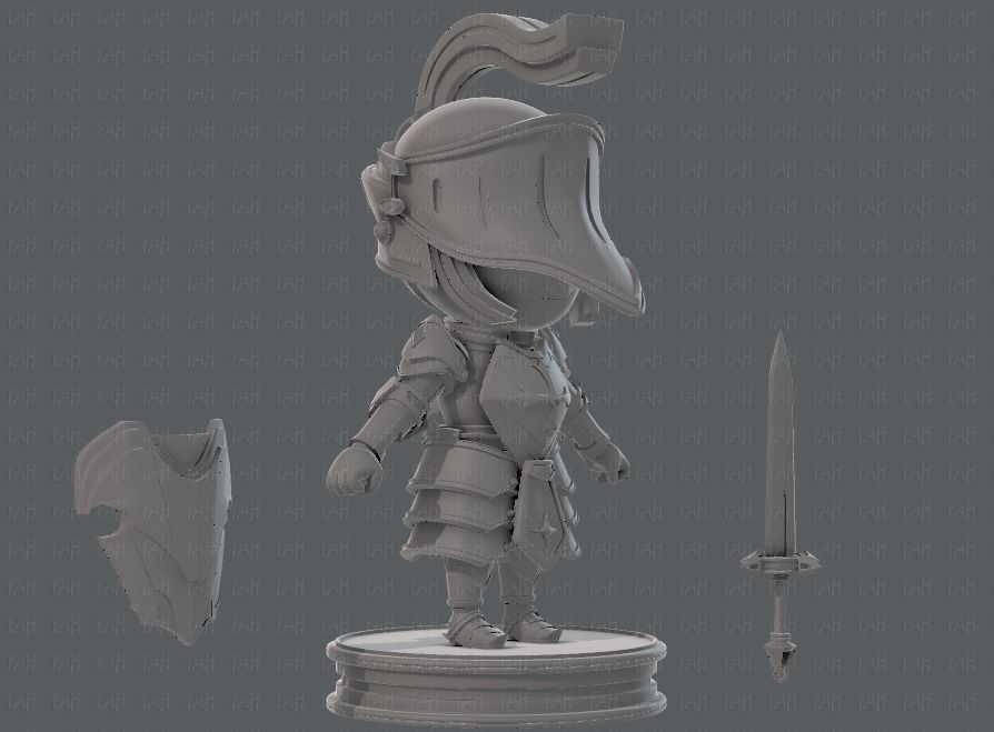  Armor Character 3D model_2