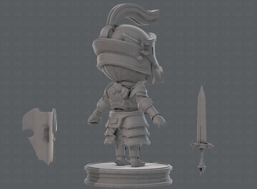  Armor Character 3D model_4
