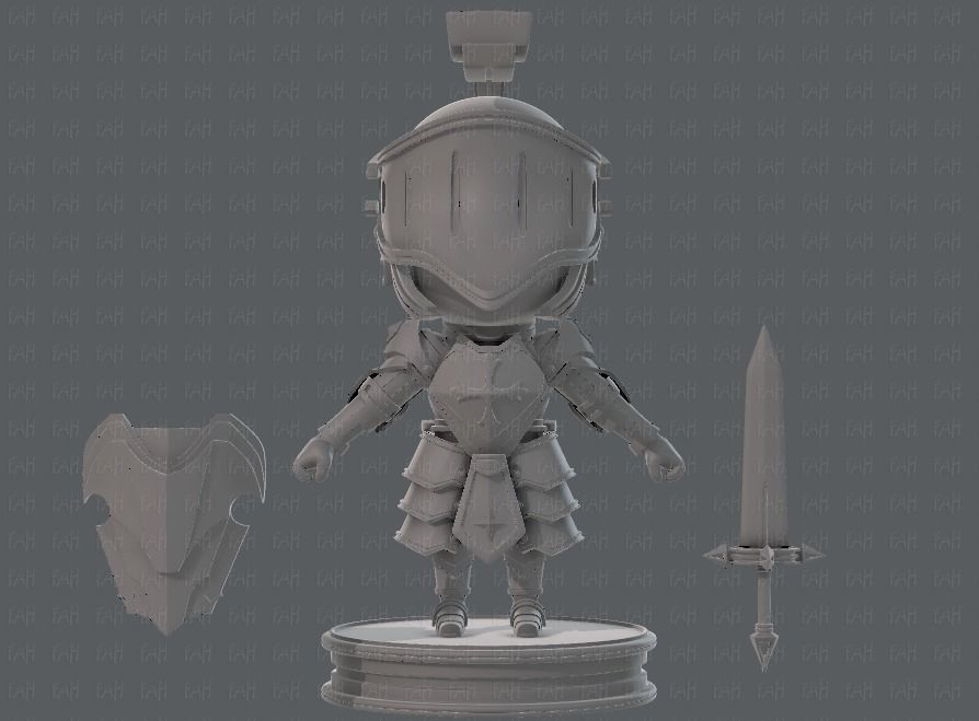  Armor Character 3D model_1