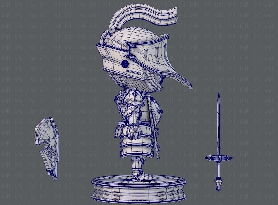  Armor Character 3D model_11