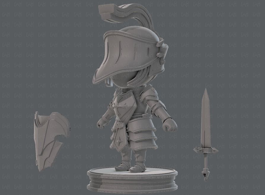  Armor Character 3D model_8
