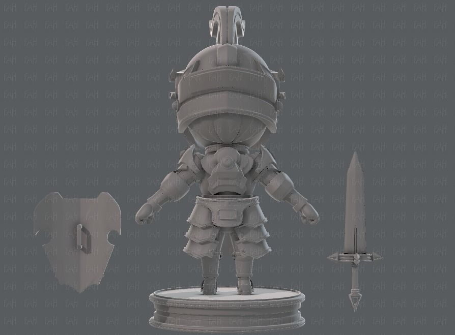  Armor Character 3D model_5