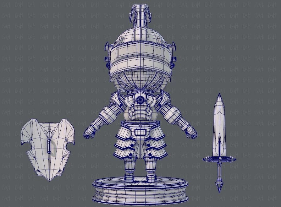  Armor Character 3D model_13