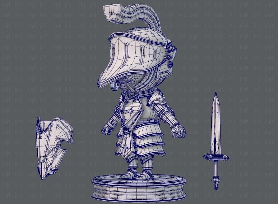  Armor Character 3D model_16