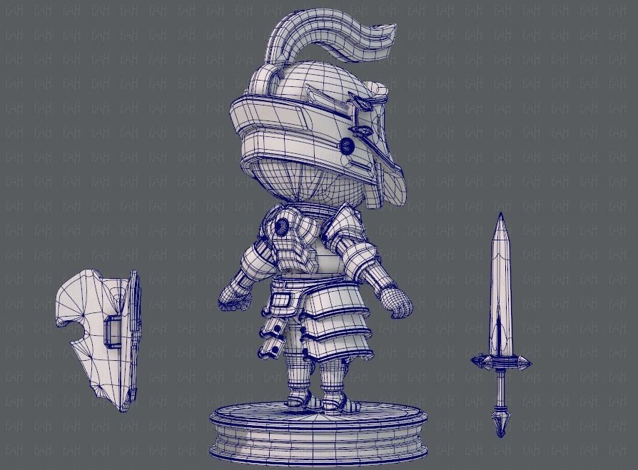  Armor Character 3D model_12