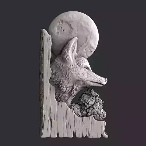 3d STL models for CNC fox