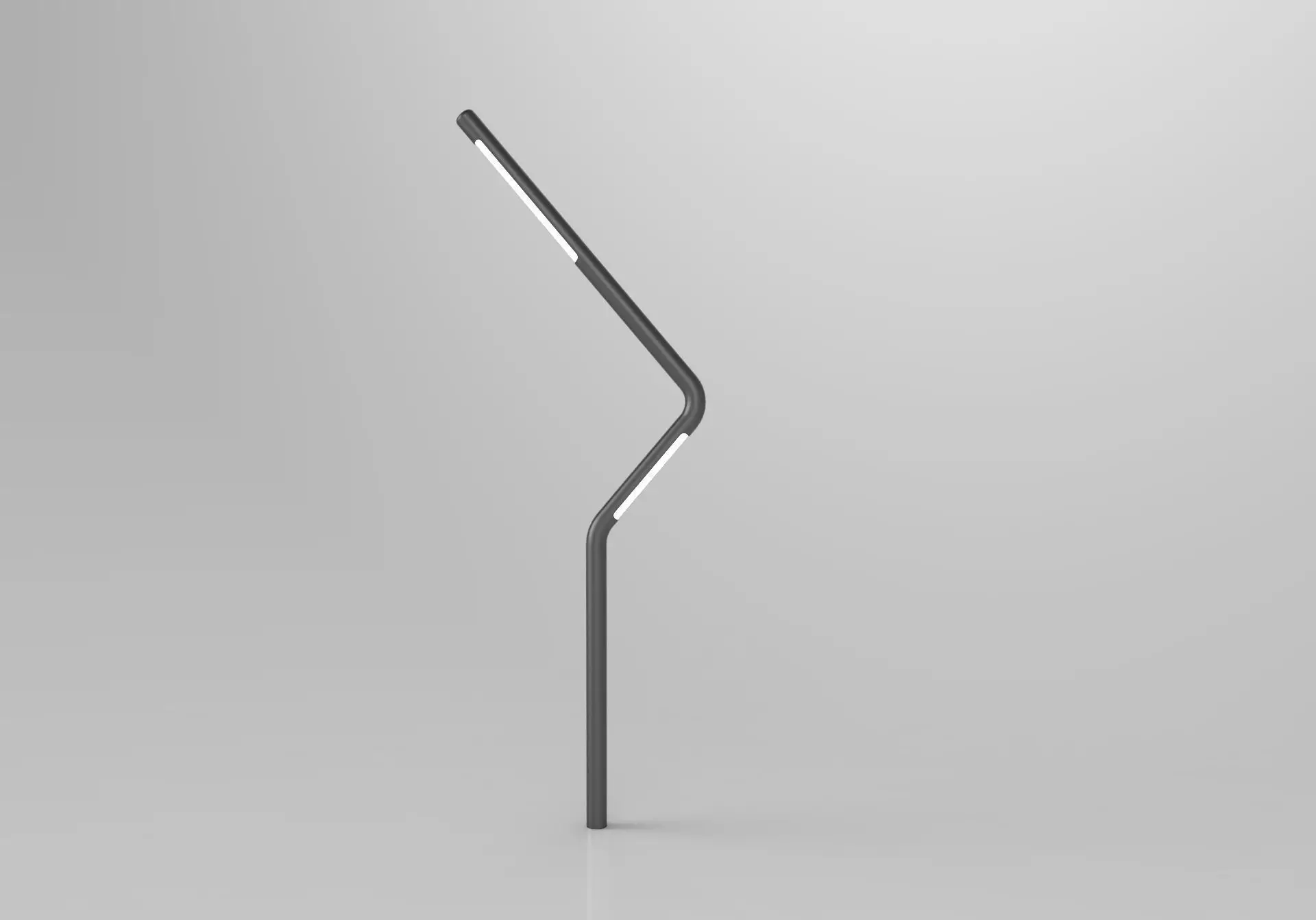 Modern Street Lamp 3D model_0