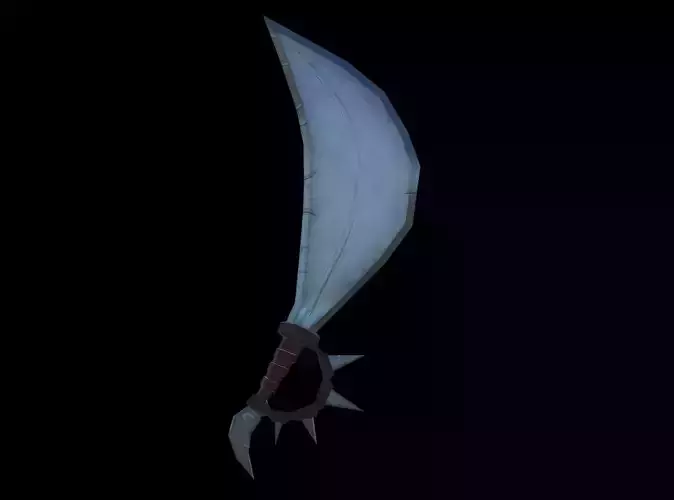 Low Poly Sword Game Asset