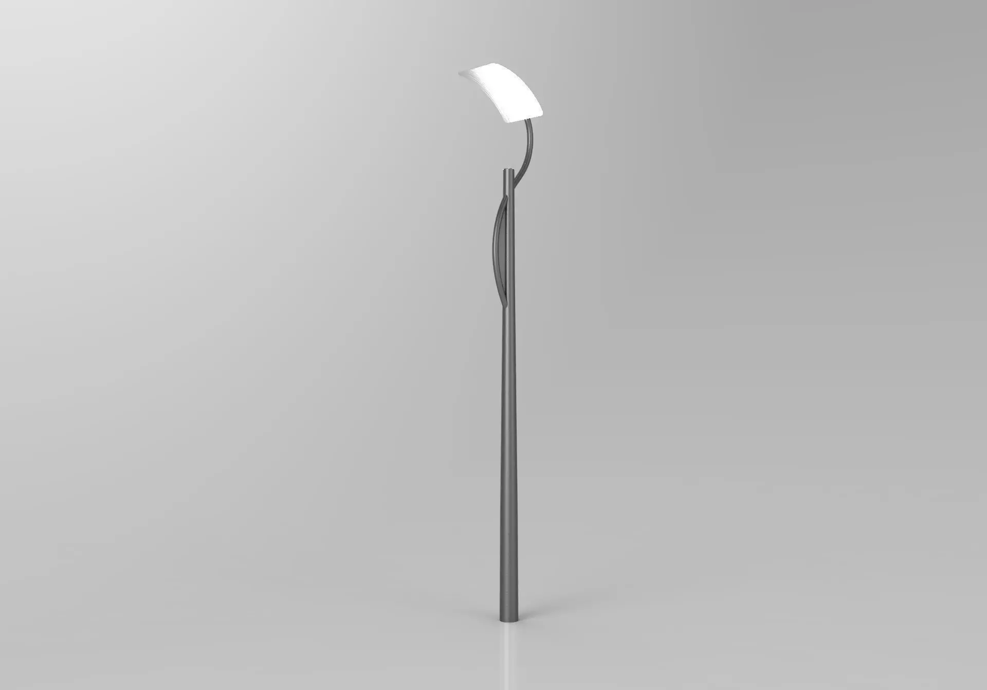 Indirect Light Street Lamp 3D model_0