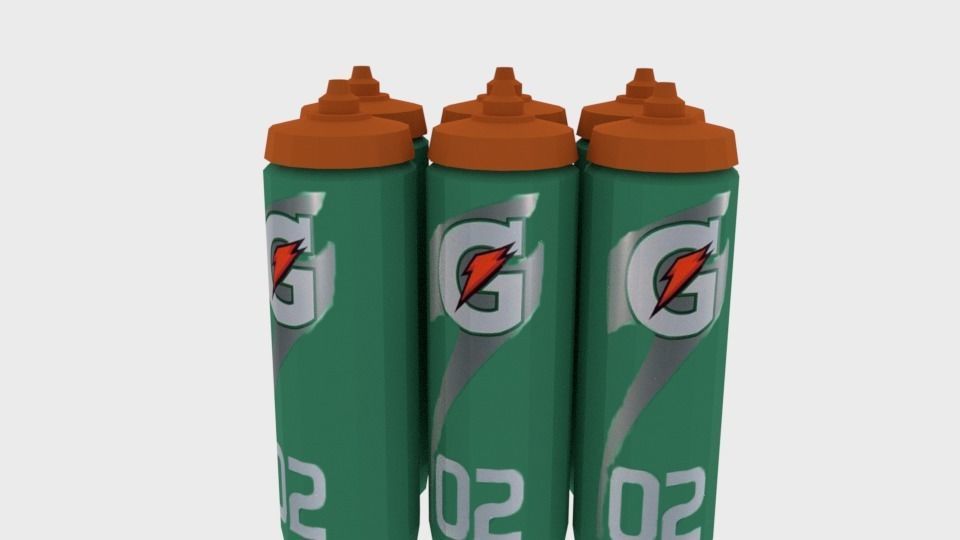 3D model Gatorade 02 bottle VR / AR / low-poly | CGTrader