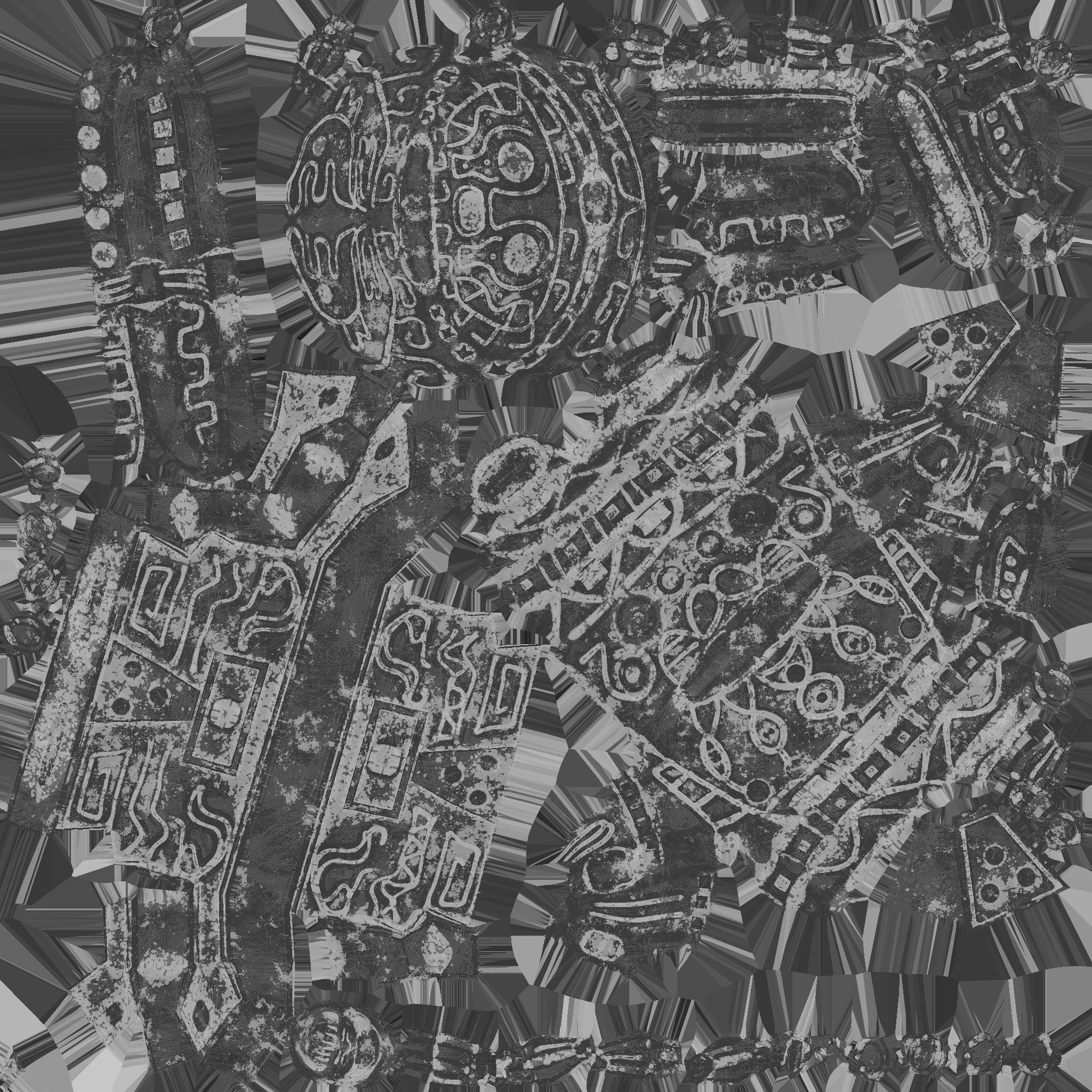 Viracocha Ancient Inca God 3D print model_12