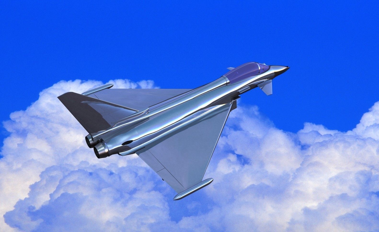 Euro Fighter 2000 Free 3D model_3