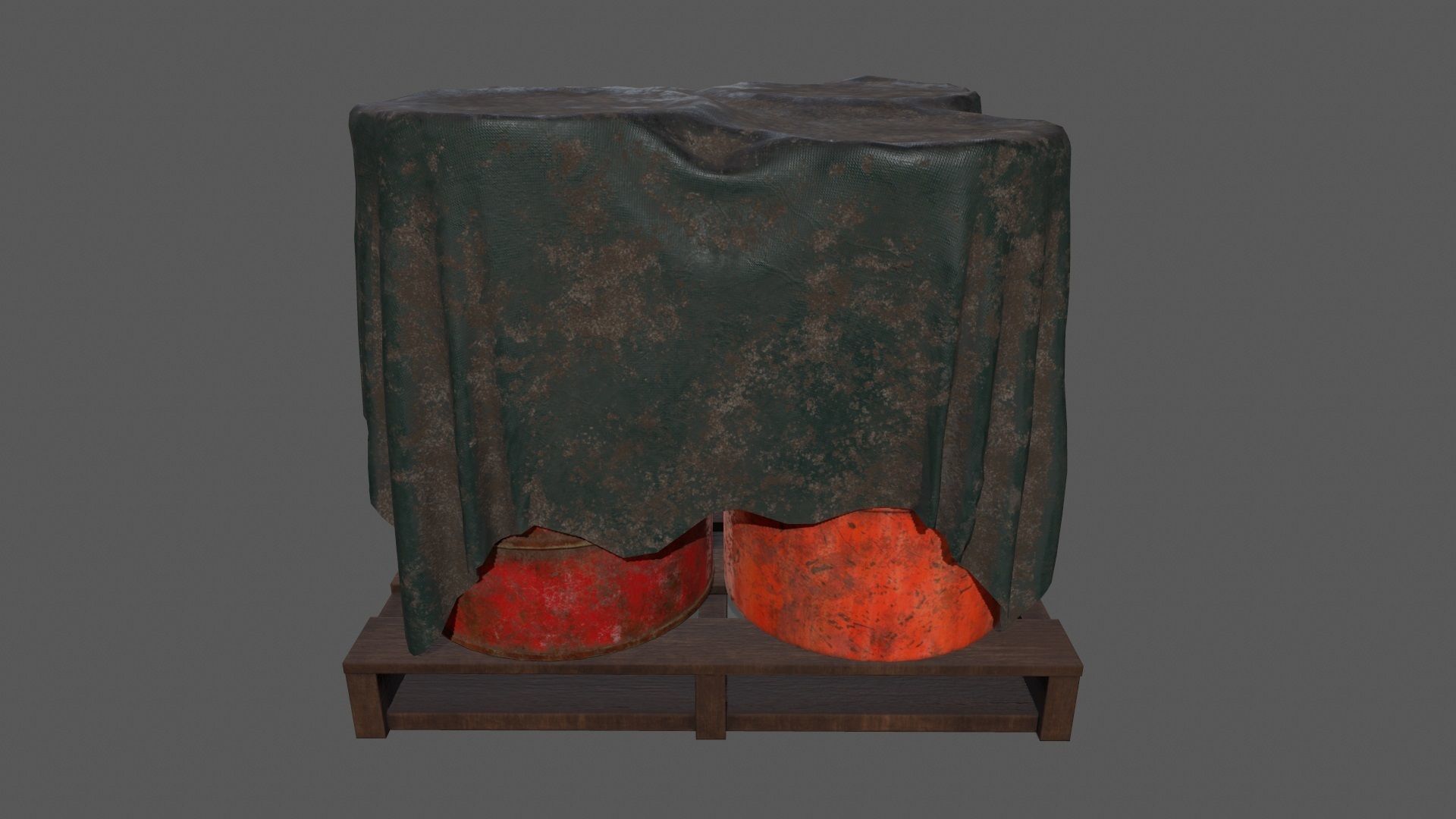 Military Material Low-poly 3D model_13