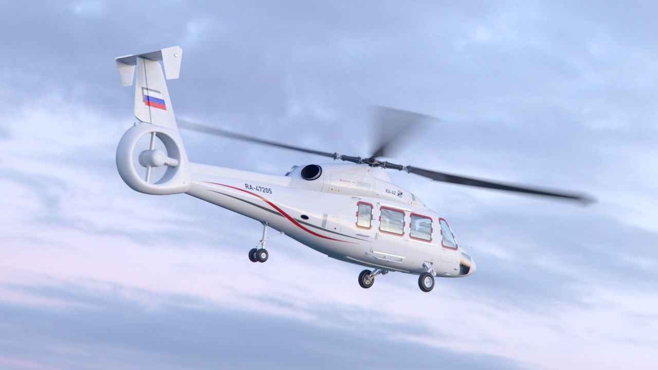 Helicopter KA-62 3D model_6
