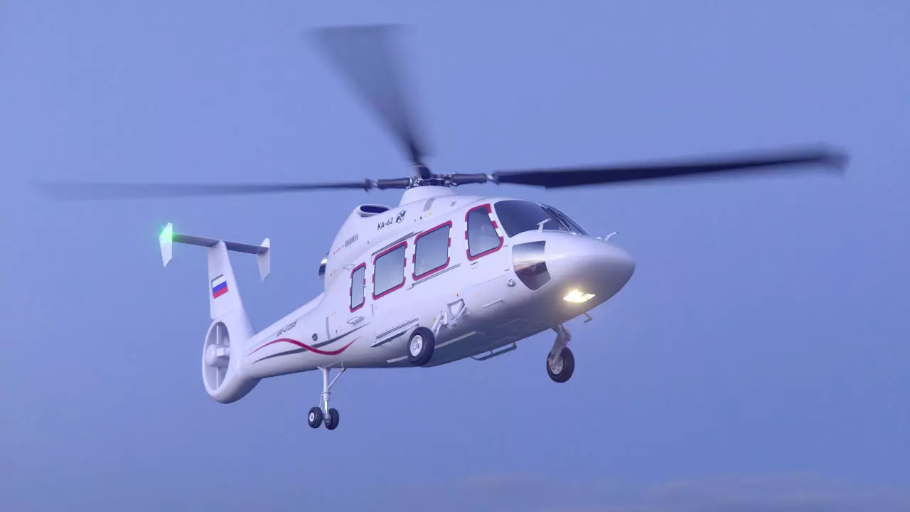 Helicopter KA-62 3D model_0