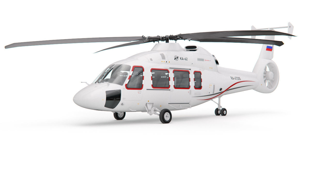 Helicopter KA-62 3D model_3