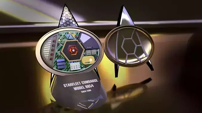 Star Trek TNG Combadge 8654 - With Internals