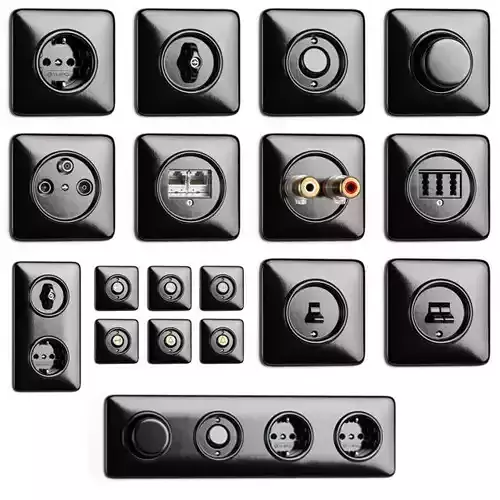 THPG Bakelite Switch System 3D model