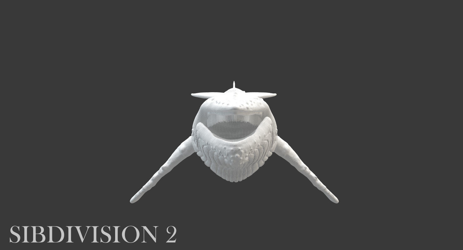 Humpback Whale Rigged Low-poly 3D model_16