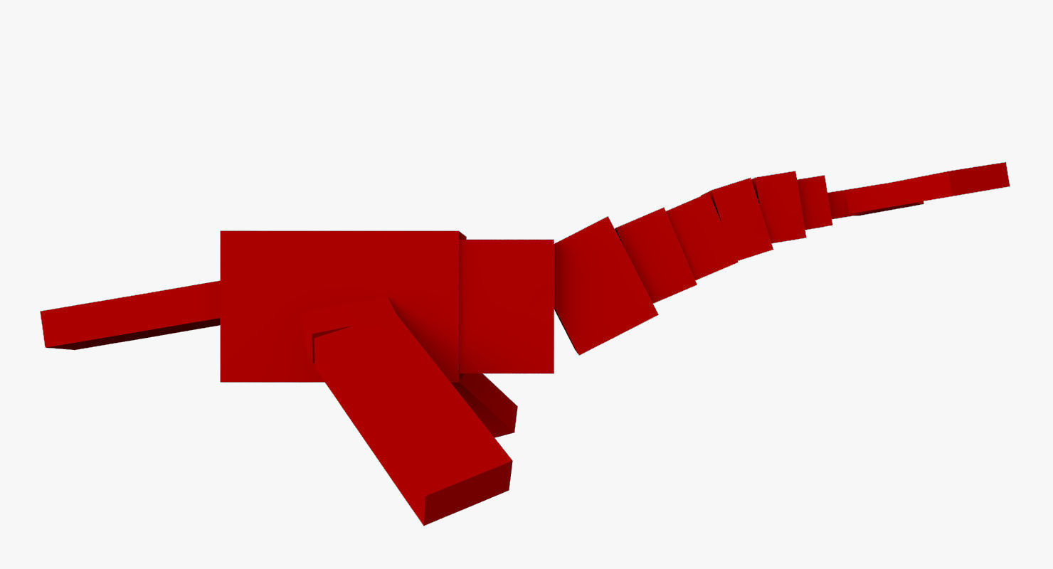 Humpback Whale Rigged Low-poly 3D model_18