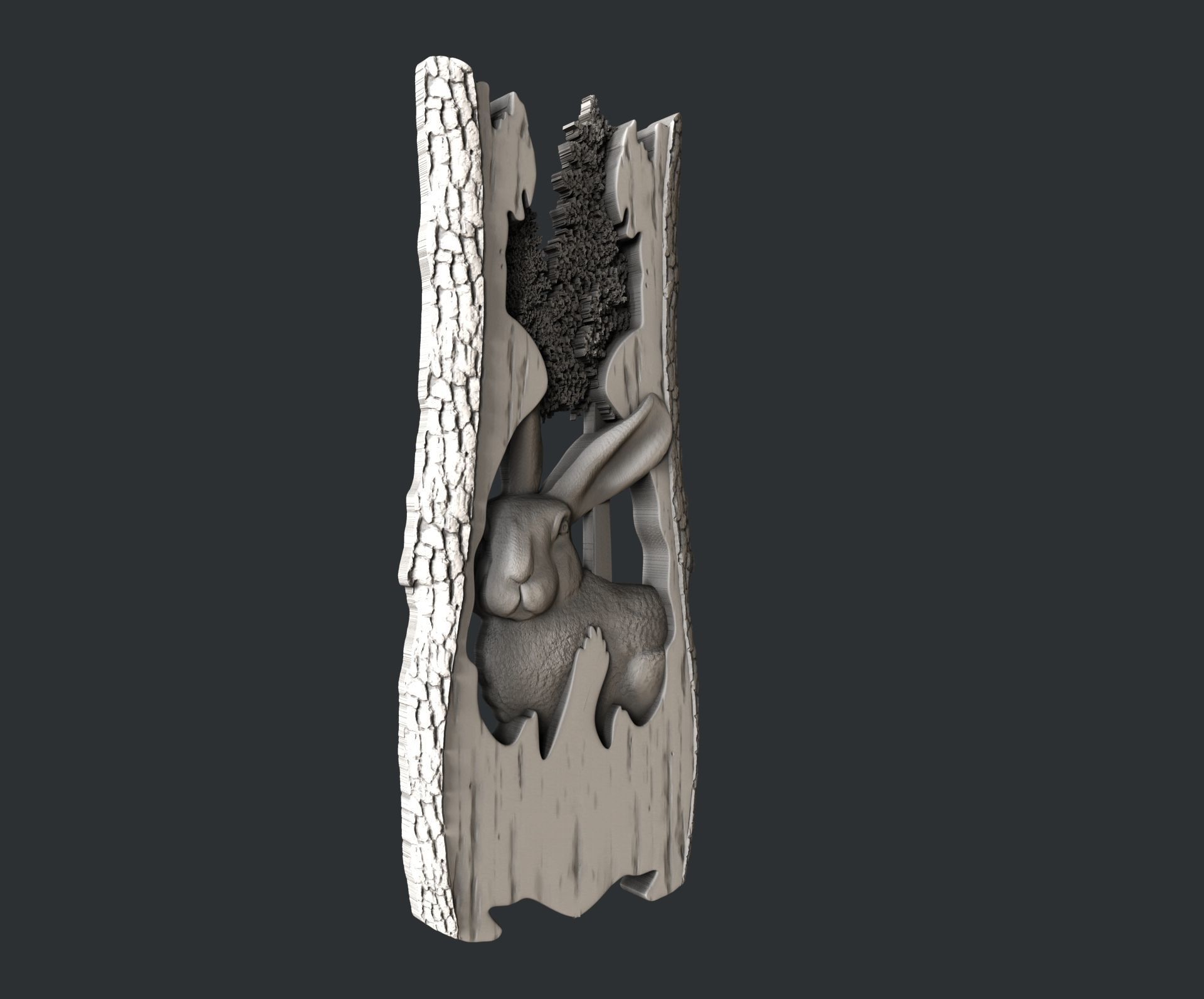 3d STL models for CNC bunny 3D model_1