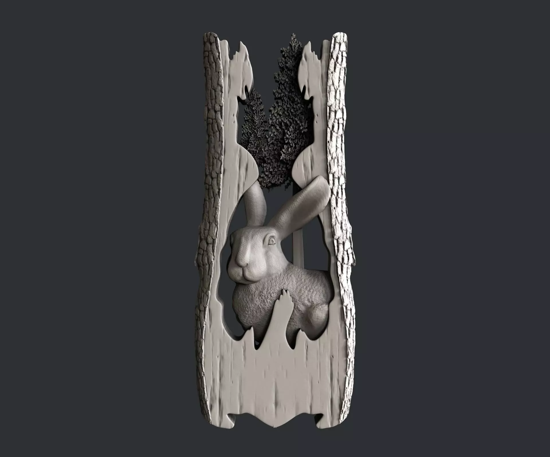 3d STL models for CNC bunny 3D model_0