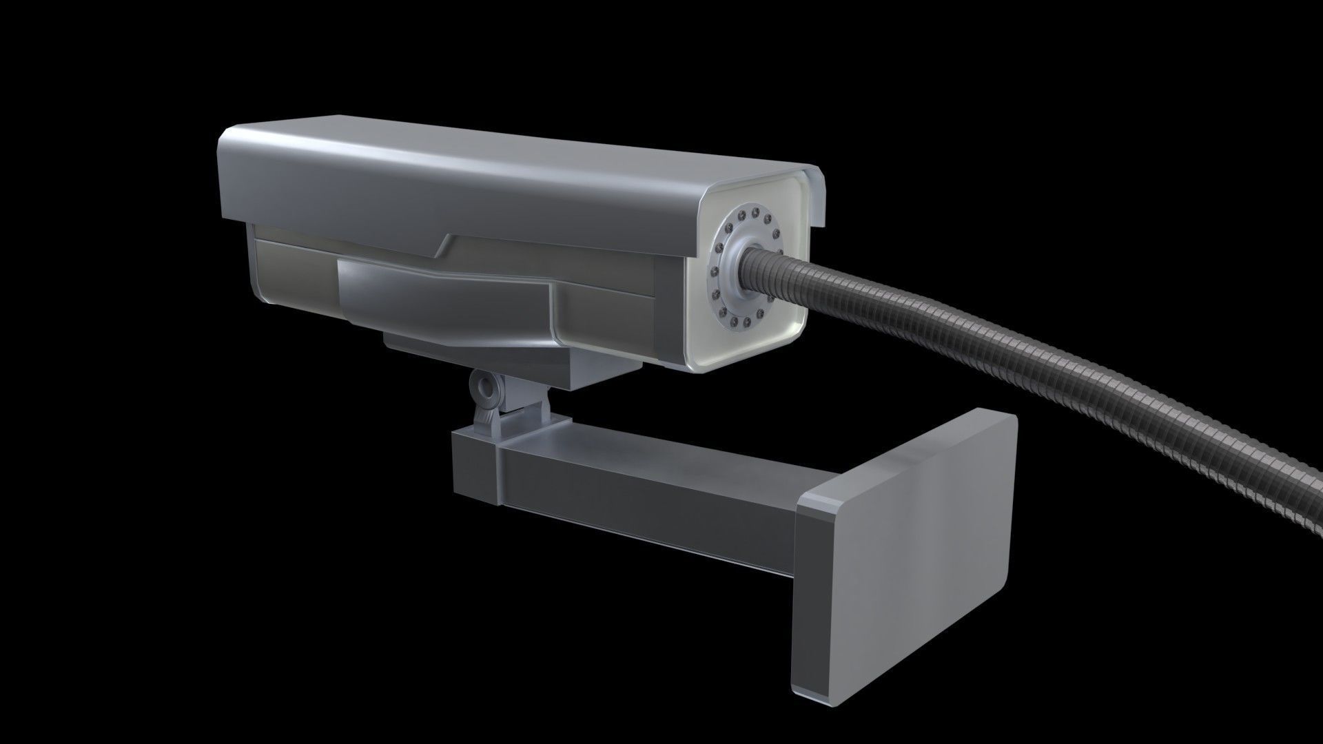 Outdoor camera 3D model_2