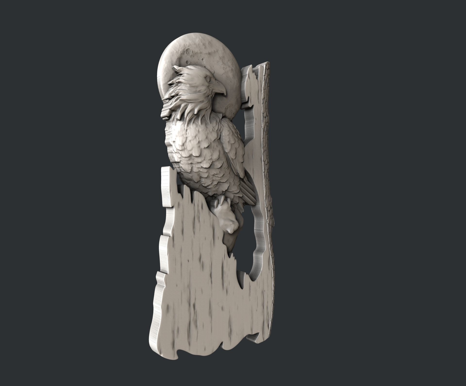 3d STL models for CNC eagle 3D model_1