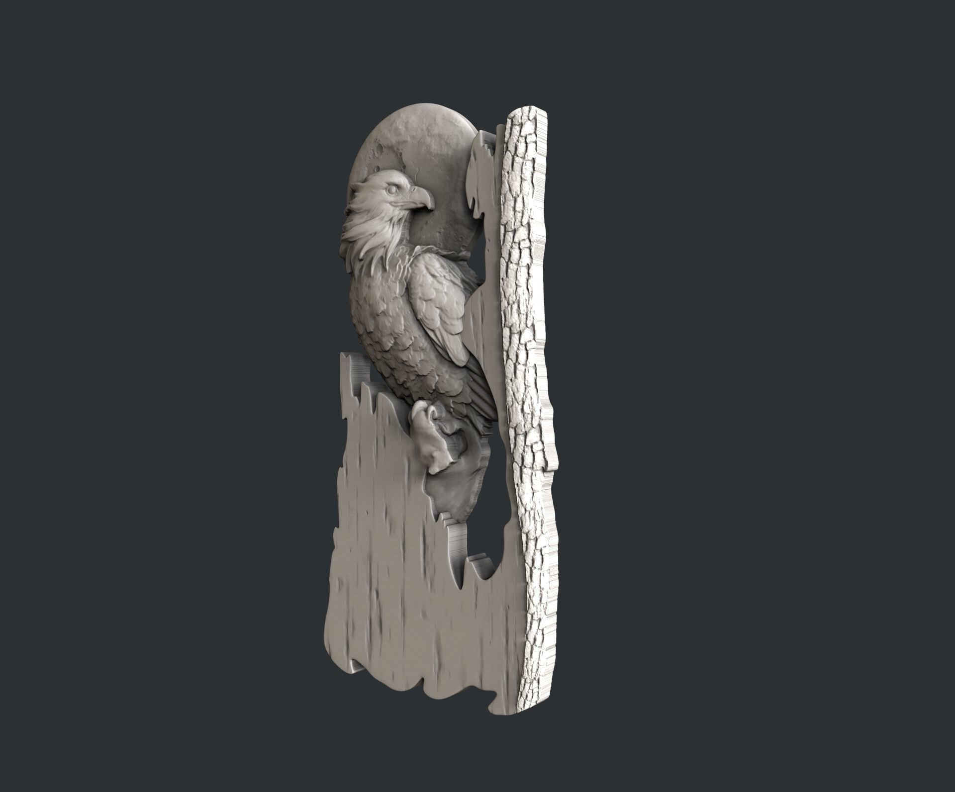 3d STL models for CNC eagle 3D model_2