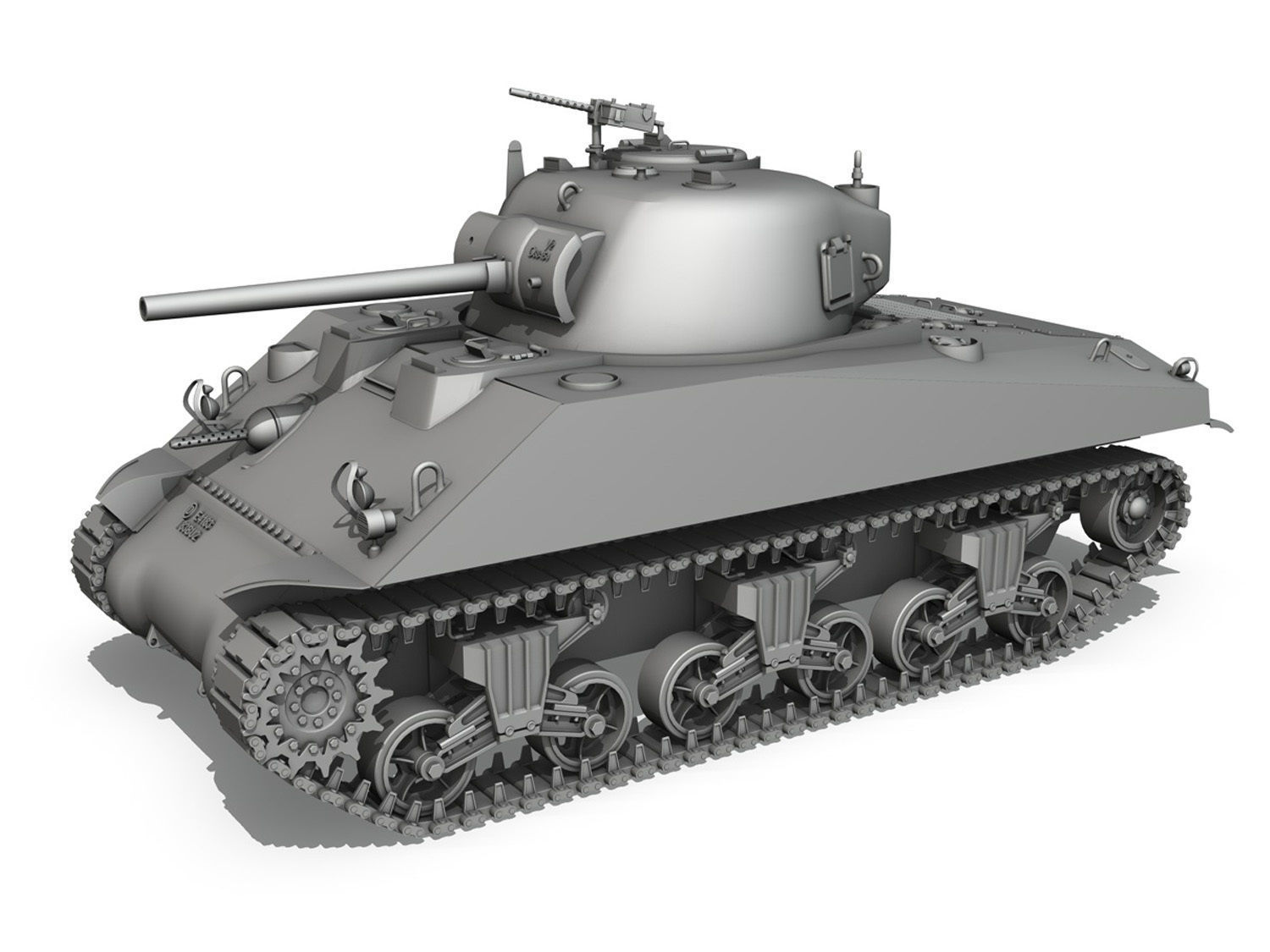 M4 Sherman - Belle of little Rock 3D model_12