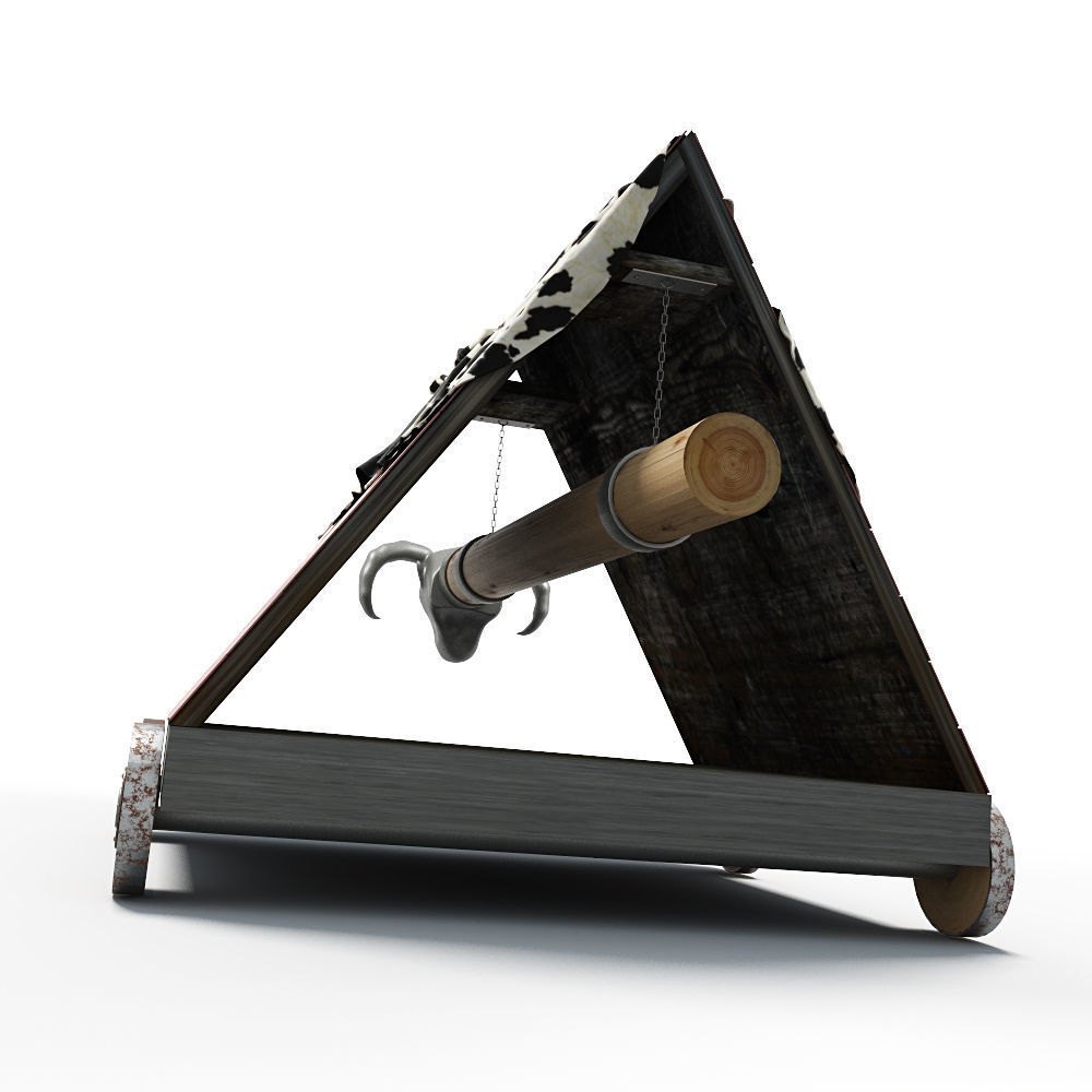 Battering ram 3D model_2